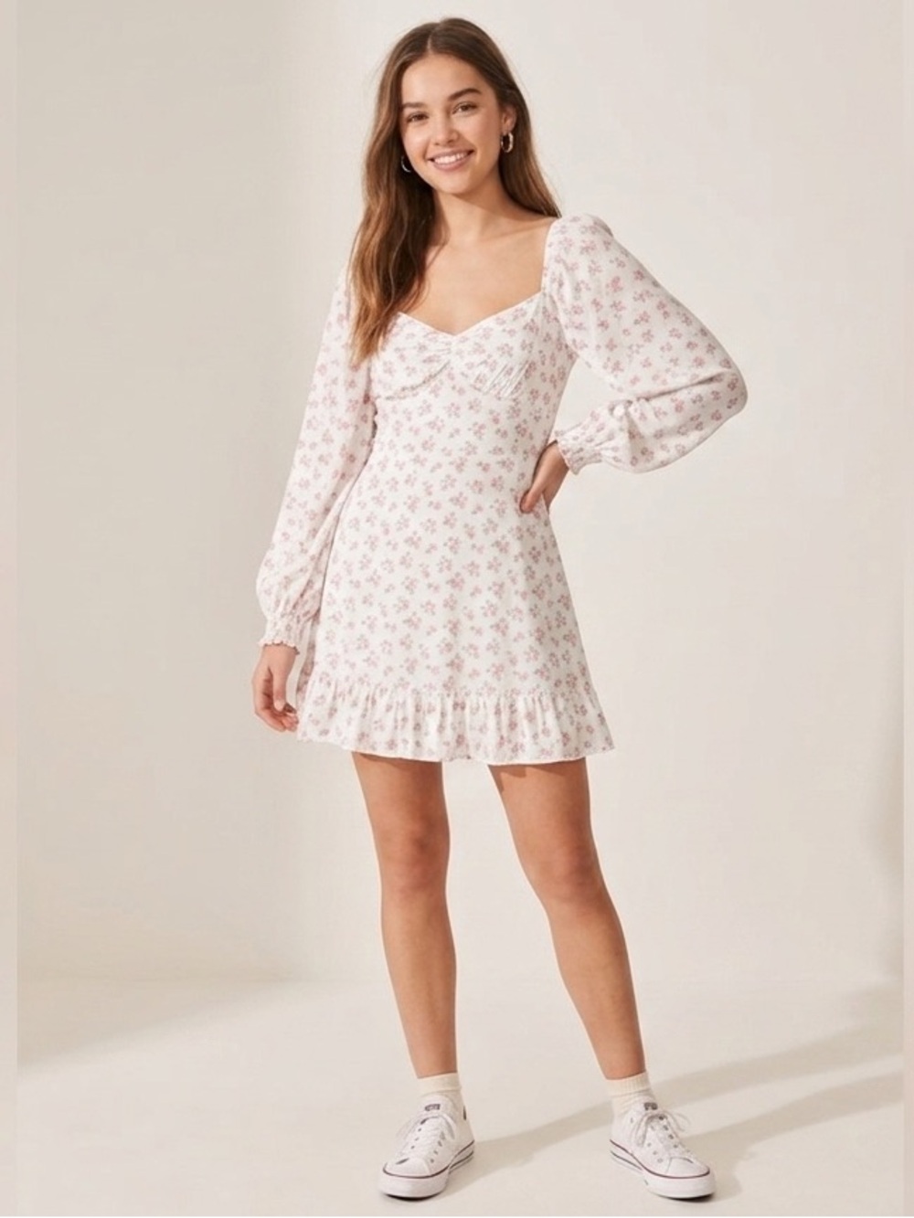 Floral Long Sleeve Dress